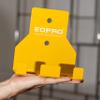 EQPRO Barbell Hanger Rack - Vertical Olympic Barbell Wall Mount for Home Gym, Fitness Center, and Garage Storage - Barbell Holder - Steel Construction, 300 lbs. Capacity - Yellow view 2