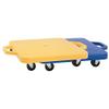 PerfectPitch 12 in. Heavy Duty Scooter with Handle Set44; Assorted Blue & Yellow view 1