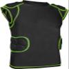 Exxact Sports Defender Adult Padded Football Shirt - Football Rib Protector with Shoulder & Spine Football Pads, 5-Pad Football Compression Shirt (Black, Adult Large) view 1