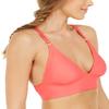Hula Honey Juniors' Cross-Back Midkini Bikini Top (New Maraschino, X-Small) view 2