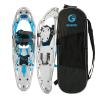 G2 30 Inches Light Weight Snowshoes for Women Men Youth, Set with Tote Bag, Special EVA Padded Ratchet Binding, Heel Lift, Blue view 1