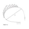 AOPRIE Birthday Crown for Women - Silver Princess Tiara with Rhinestone - Happy Birthday Accessory view 3