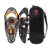 G2 21 Inches Light Weight Snowshoes for Women Men Youth, Set with Tote Bag, Special EVA Padded Ratchet Binding, Heel Lift, Orange view 1