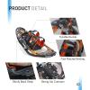 G2 21 Inches Light Weight Snowshoes for Women Men Youth, Set with Tote Bag, Special EVA Padded Ratchet Binding, Heel Lift, Orange view 2