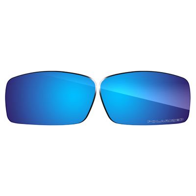 Eye Opening Stuff Polarized Replacement Lenses Compatible with Oakley Gascan Sunglasses - Glacier Blue