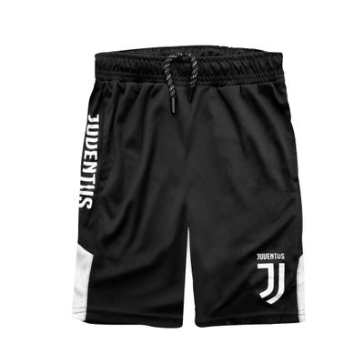 Icon Sports Kid's Soccer Shorts Official Youth Juventus FC Juve Football Club Athletic Running Workout Active Performance Track Pants JV03SH-K2 YL
