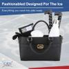 CRS Cross Rink Side Tote. Ice Skating Accessory Bag-Figure Skating, Roller, Inline Skaters, Dance, Cheer.Organizes Guards Water Bottle Phone (Rink Side Tote, Biellmann Black) view 2
