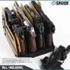 Savior Equipment Gun Pistol Revolver Firearm Handgun Rack Stand, Fit 4 of Most Long-Barreled Pistols, Cushioned Foam to Protect, Gun Safe Cabinet Storage Organizer Accessories view 3
