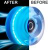 Tanzfrosch 8 Pack Roller Skate Wheels with Bearings Installed Quad Light Up Wheels for Double Row Skating and Skateboard 82A 32mm x 58mm view 3