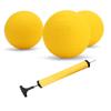 Viminston Roundnet Game Ball Replaceable Competitive Balls Mini Volleyball 3-Pack with Pump view 1