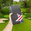 CRAFTSMAN GOLF USA Clover Leather Scorecard & Yardage Book Holder Cover Custom Order with Your Name or Phrase Stitched (Star Custom) view 3