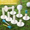 12 Pieces Golf Range Tees Set Rubber Golf Tees for Mats Driving Range 6 Pieces for Practice Mat Mixed Size(White and Mixed Colors) view 4