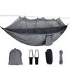 C/H Outdoor Camping Hammocks with Mosquito Net 1-2 Person Portable Travel Camping Fabric Hanging Swing Hammocks Bed for Garden Beach Travel Hiking Backpacking view 1