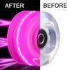 Tanzfrosch 8 Pack Roller Skate Wheels with Bearings Installed Quad Light Up Wheels for Double Row Skating and Skateboard 82A 32mm x 58mm view 3