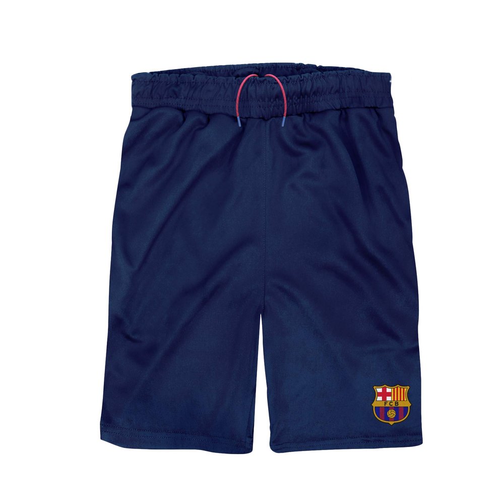 Icon Sports Kid's Soccer Shorts Official Youth FC Barcelona Barca Football Club Athletic Running Workout Active Performance Track Pants FCB06SH-N2-L YXL