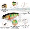 TRUSCEND Popobait Fishing Lures with BKK Hooks Easy Catch: Instant Startup, Longer Cast, Balanced Spray/Sound/Swim Topwater Plopper Teasers Bait for Bass, Catfish, Pike Ideal for Family Fishing view 3