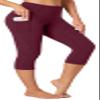 Heathyoga Capri Leggings for Women High Waisted Capri Leggings with Pockets for Women Yoga Pants with Pockets for Women view 1