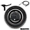 10 Inch CST Scooter Wheel With Drum Brake 10x2.5 Pneumatic Wheel Use CST Tire And Tube 1.8m Brake Cable 90mm Axle And Crowbar (wheel 120 lever axle) view 1