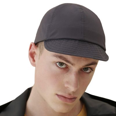 UNDERCONTROL Foldable Unstructured Short Visor Hydro Quick Dry Low Profile Portable Cap Breathable Xanadu Adjustable Outdoor Packable Running Hat Korea (Charcoal)