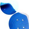 Yumoom Toe Cap Guards Protectors, 1 Pair Roller Skate Toe Cap Protectors PU Leather Professional Skate Toe Protective Cover with 4 Holes Roller Skate Toe Guards Toe Caps for Roller Skate, Code, Red view 3