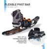 G2 25 Inches Light Weight Snowshoes for Women Men Youth, Set with Trekking Poles, Tote Bag, Gaiters,Special Fast Ratchet Binding, Orang Available view 3