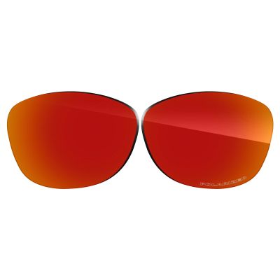 Eye Opening Stuff Polarized Replacement Lenses Compatible with Oakley Frogskins OO9013 Sunglasses - Blaze Red