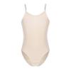 VernLan Big Girls' Spaghetti Straps Camisole Ballet Dance Gymnastics Undergarment Leotard Underwear with Adjustable Straps Nude(Clear Straps 12 view 1