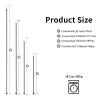 KOMCLUB Telescoping Tent Poles Adjustable Tarp Poles Camping Stainless Steel Lightweight Tent Poles for Trap Sun Sails Canopy Awning Shelter Backpacking Hiking 78 in Set of 2 view 2