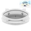 FFYUE Oval Yacht Motorhome Porthole Skylight, Portable ABS Tempered Glass Window, Durable Ship Window Decorative Window Watertight Window,White view 1