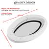 FFYUE Oval Yacht Motorhome Porthole Skylight, Portable ABS Tempered Glass Window, Durable Ship Window Decorative Window Watertight Window,White view 4