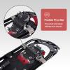 G2 25 Inches Red Light Weight Snowshoes for Women Men Youth, Set with Trekking Poles, Tote Bag, Special EVA Padded Ratchet Binding, Heel Lift, Toe Box view 3
