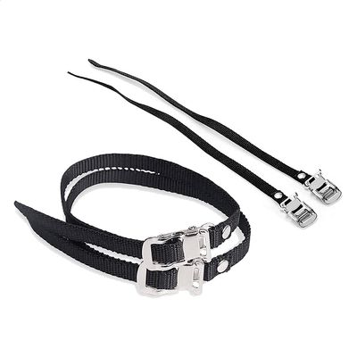 ALEOED 1 Pair Bike Pedal Toe Straps, Foot Pedal Universal Replacement Parts for Bicycle or Excersise Stationary Bikes