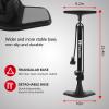 TOOLITIN Bike Pump with Gauge,160 Psi High Pressure,Floor Bicycle Pump Compatible with Presta and Schrader Valve,Detachable Bike Tire Pump for Road Bike,MTB,Hybrid,Balls view 3