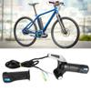 Brushed Controller, 24V 500W Electric Scooter E-Bike Motor Brushed Speed Controller Box with Handle Throttle Grip view 2