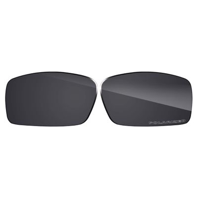 Eye Opening Stuff Polarized Replacement Lenses Compatible with Oakley Gascan Sunglasses - Dark Black