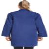 VOGRYE Professional Lab Coat for Women Long Sleeve, White, Unisex view 2