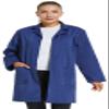 VOGRYE Professional Lab Coat for Women Long Sleeve, White, Unisex view 4