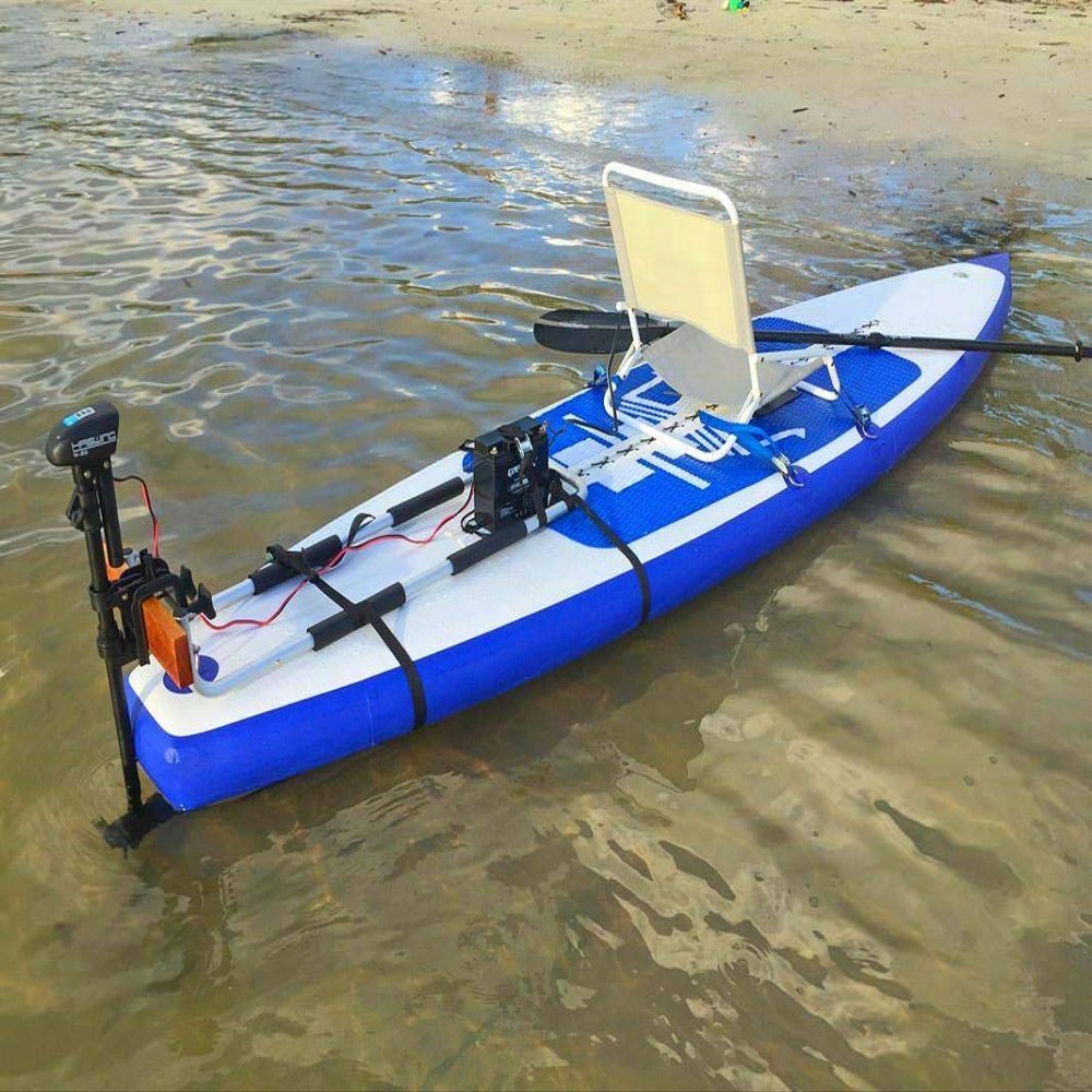 NineFit Basics Inflatable Motorized Fishing Platform Paddle Surf Board Kayak Dingy Raft Boat New