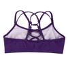 Yeeye Kids Girls Basic Sports Bra Criss Cross Back Workout Tank Tops Undershirts for Gymnastics Yoga Purple 6 view 4
