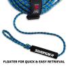 Swonder 2-Section Tow Ropes for Tubing, 1-2 Rider 60FT Ropes for Towable Tubes view 4