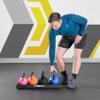 FORZA Kettlebell Stand Storage Tray - Kettlebell Rack for 3/4 Hand Weights | Home Gym Storage for Kettlebell Weight Set | Gym Equipment Storage for Small Kettlebell Set view 2