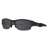 Eye Opening Stuff Polarized Replacement Lenses Compatible with Oakley Flak Jacket Sunglasses - Dark Black view 2