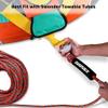 Swonder 2-Section Tow Ropes for Tubing, 1-4 Rider 60FT Ropes for Towable Tubes view 2