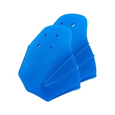 Yumoom Toe Cap Guards Protectors, 1 Pair Roller Skate Toe Cap Protectors PU Leather Professional Skate Toe Protective Cover with 4 Holes Roller Skate Toe Guards Toe Caps for Roller Skate