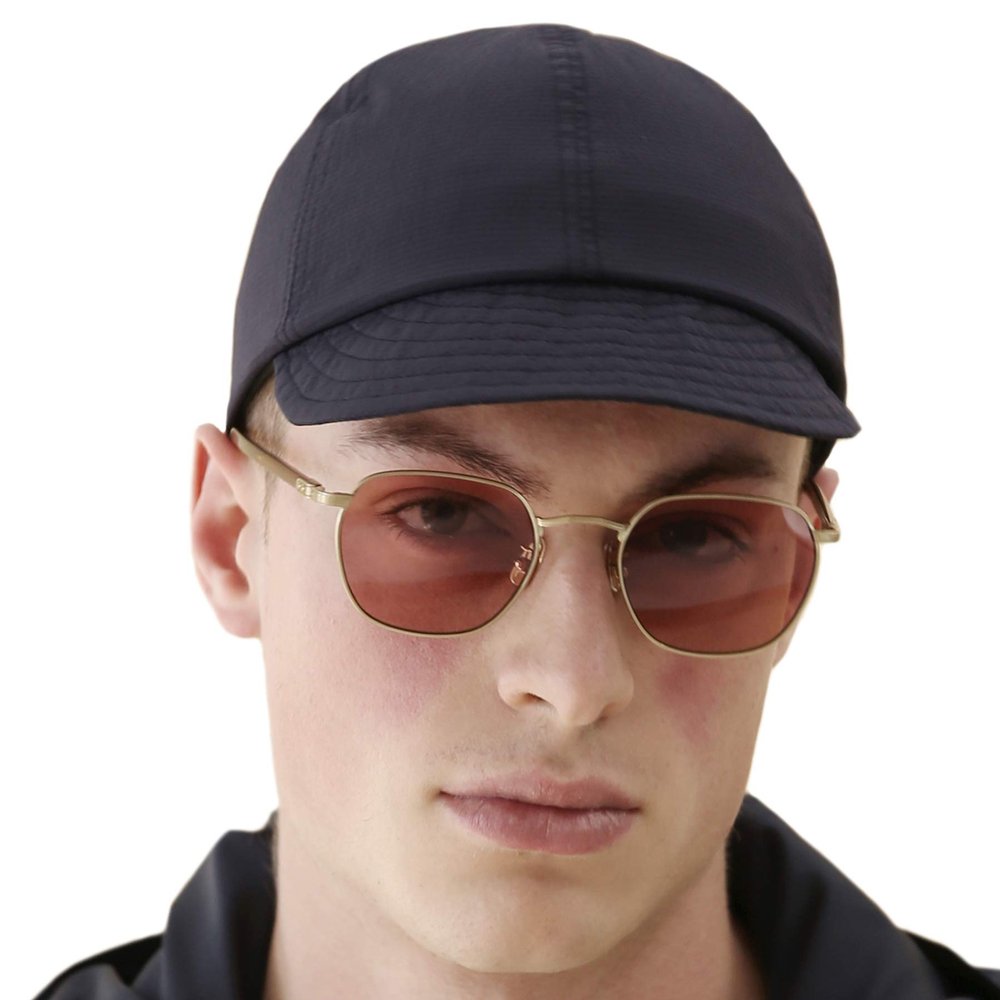 UNDERCONTROL Foldable Unstructured Short Visor Hydro Quick Dry Low Profile Portable Cap Breathable Xanadu Adjustable Outdoor Packable Running Hat Korea (Navy)
