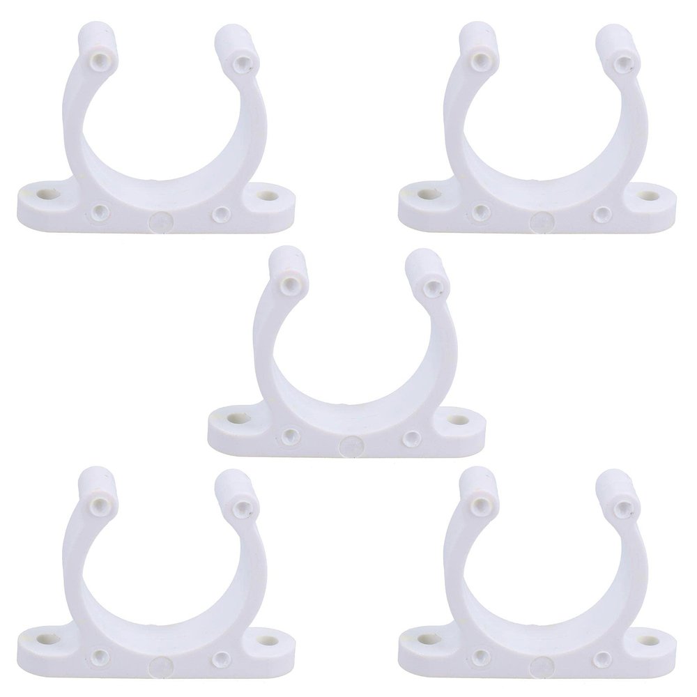 AB Tools 5 Pack 20mm Polyamide Tube Storage Clip Paddle Boat Hook Pole Tool Plastimo