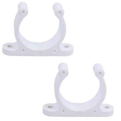 AB Tools 2 Pack 20mm Polyamide Tube Storage Clip Paddle Boat Hook Pole Tool Plastimo