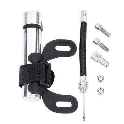 EVTSCAN Mini Bike Pump, Portable Cycling Aluminum Alloy Inflator Pumps for MTB Mountain Bike Bicycle