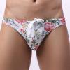 Digood Men's Underwear Swim Trunks Low-Rise Printing Smooth Men's Brief Swimming Briefs Men Swimwear (Multicolor,Small) view 2