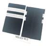 1 Pair Uniform Bars Airline Pilot Epaulets Captain Shoulder Boards Insignia Sliders Cosplay Epaulette Sliders (Two Bars Silver) view 3